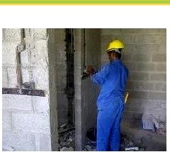 Concealed services installation